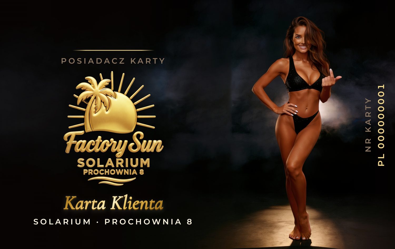 Karta Klienta Factory Sun — przód